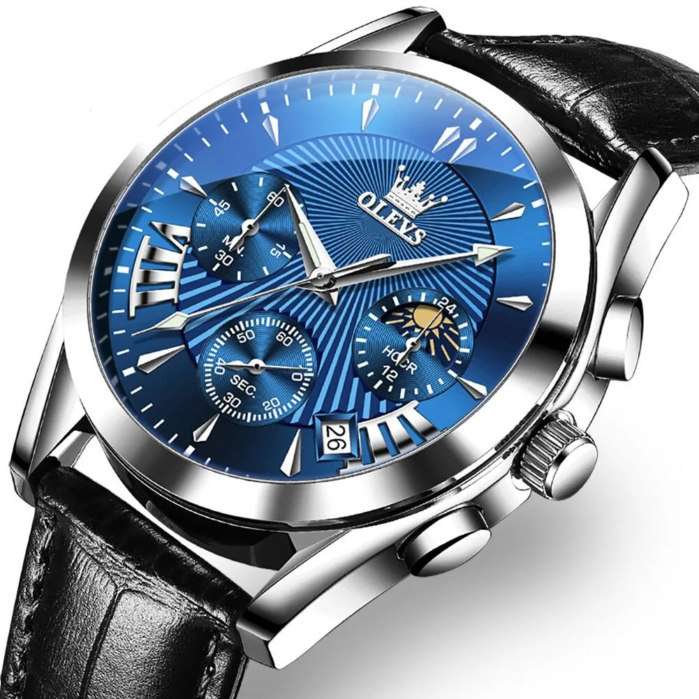 QUARTZ LEATHER STRAP WATCH | Timeless Elegance Redefined
