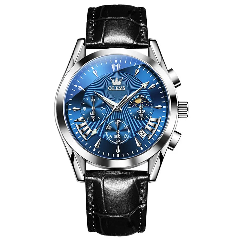 QUARTZ LEATHER STRAP WATCH | Timeless Elegance Redefined
