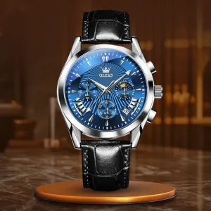 QUARTZ LEATHER STRAP WATCH | Timeless Elegance Redefined