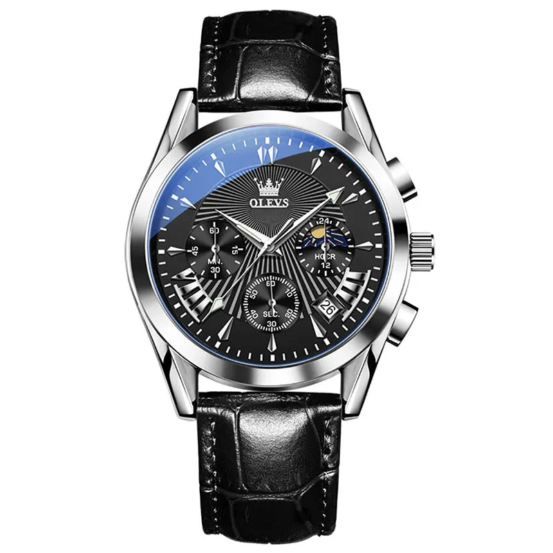 QUARTZ LEATHER STRAP WATCH | Timeless Elegance Redefined