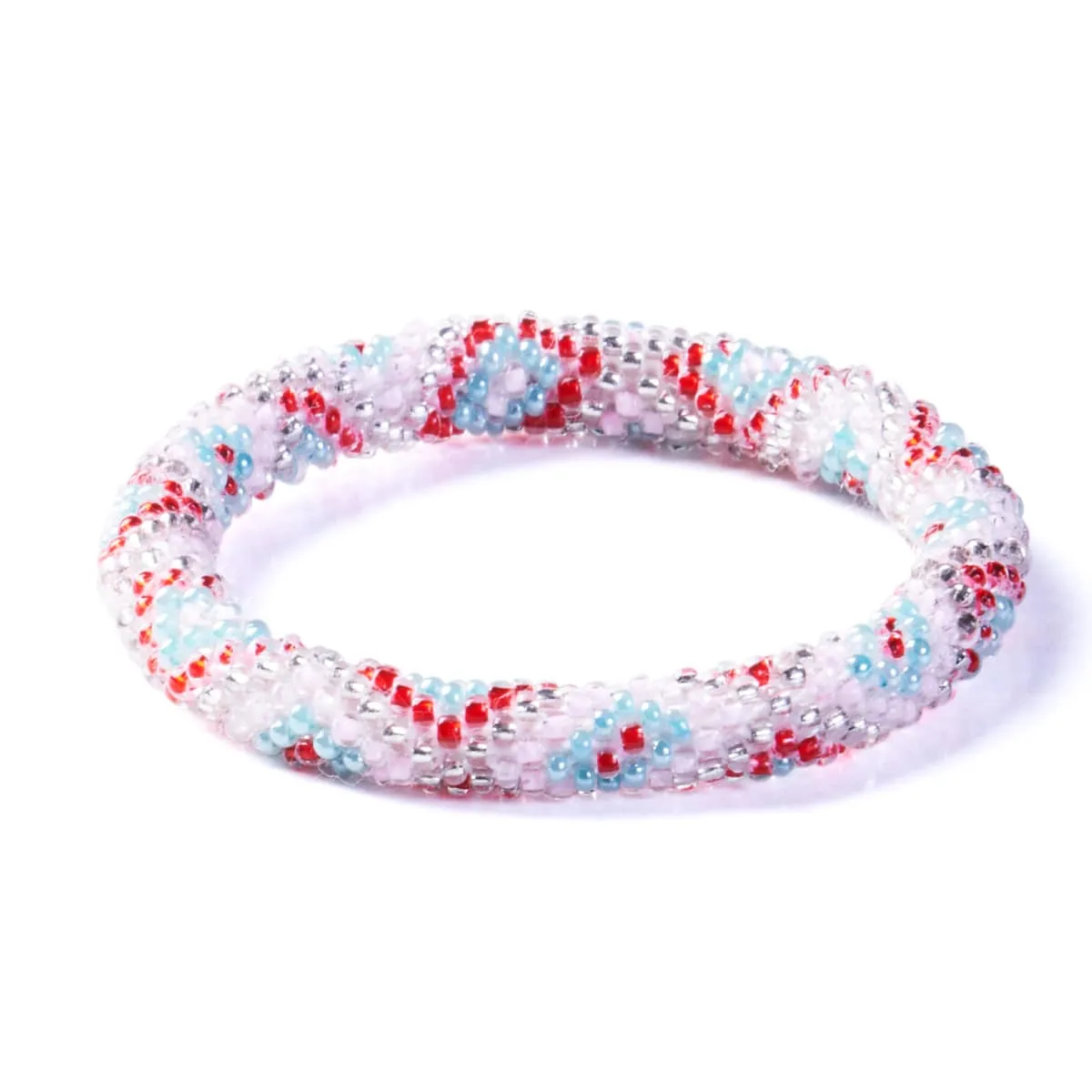 Red Sky | Himalayan Glass Bead Bracelet