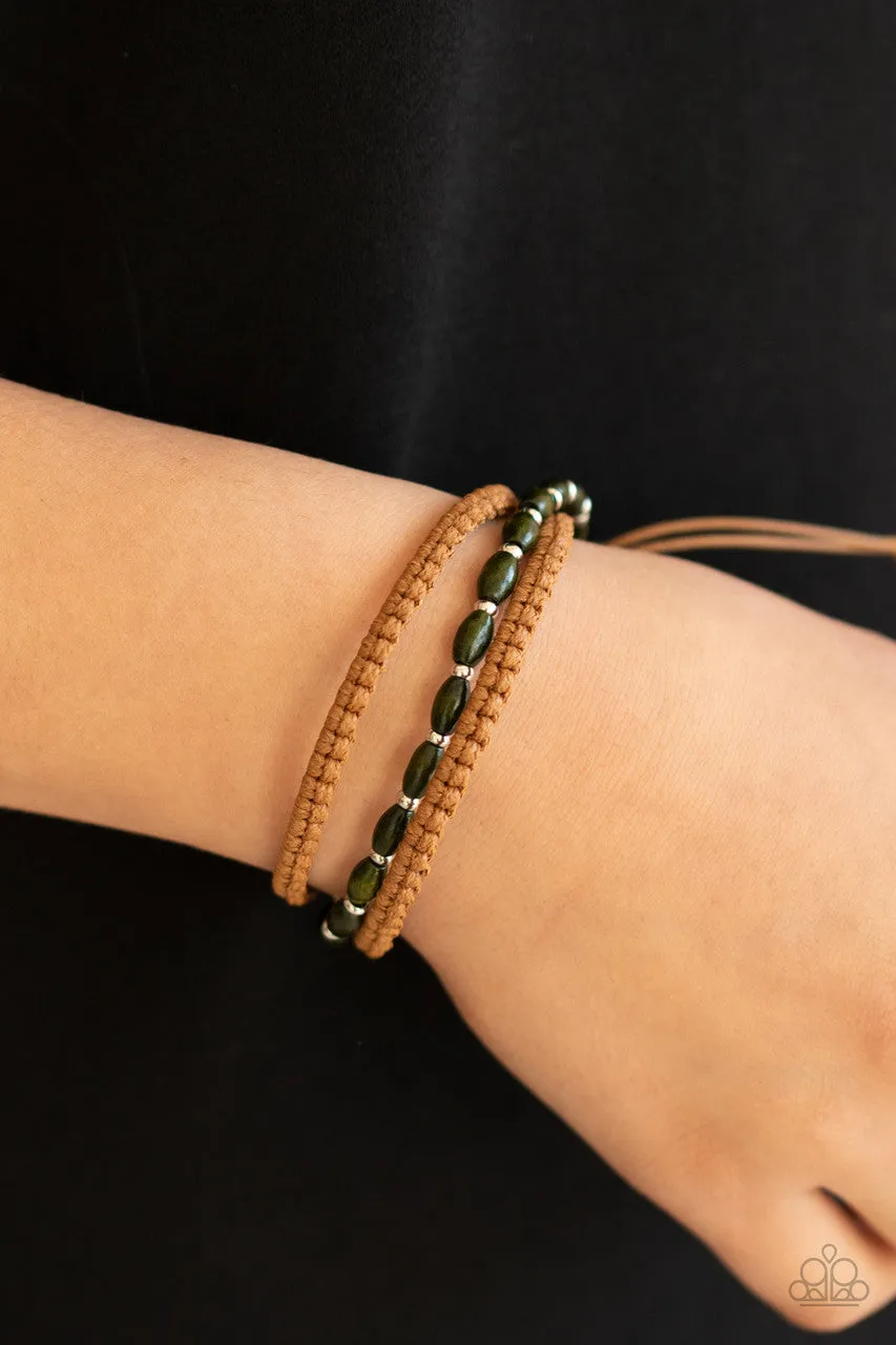 Refreshingly Rural Green Paparazzi Bracelet