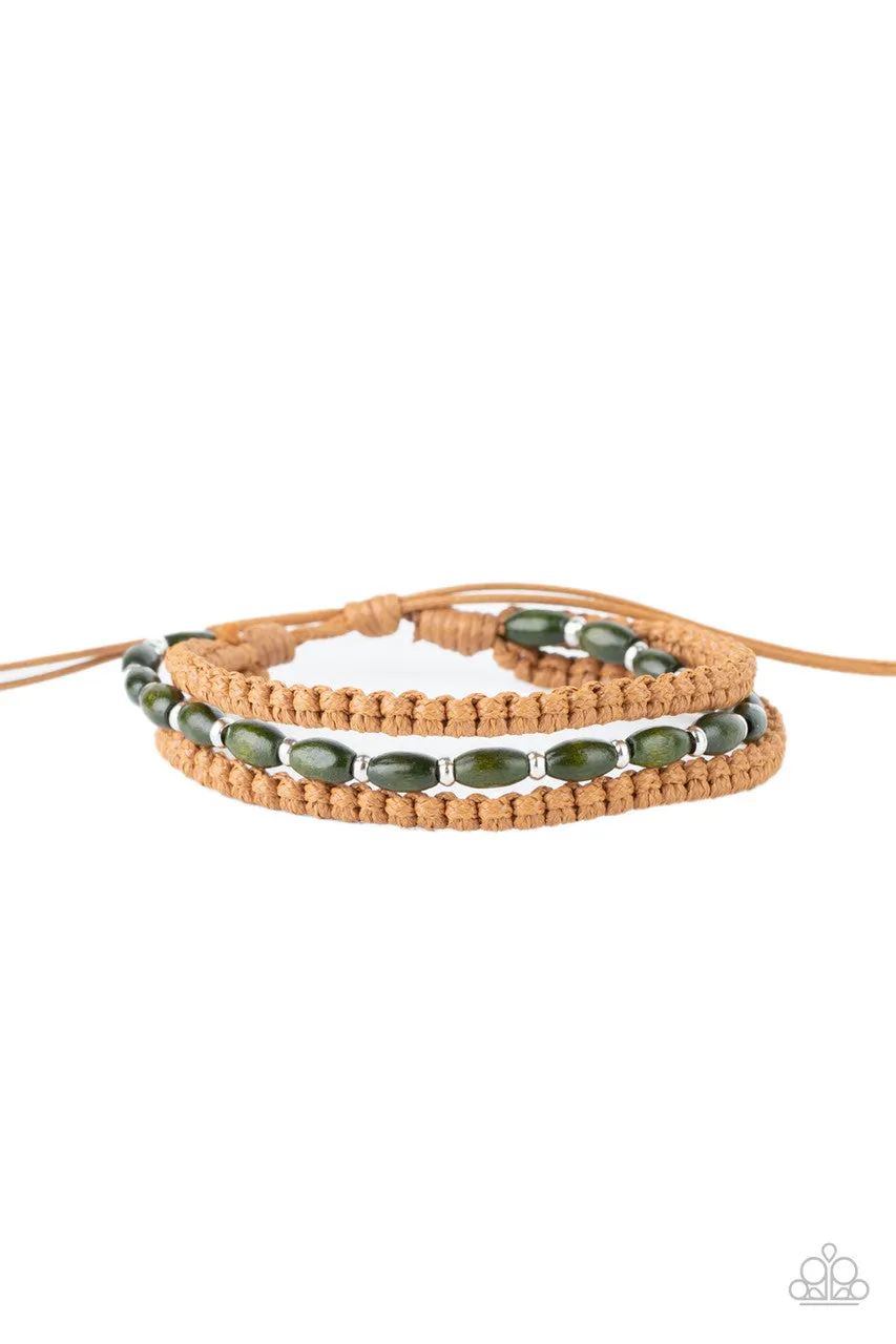 Refreshingly Rural Green Paparazzi Bracelet