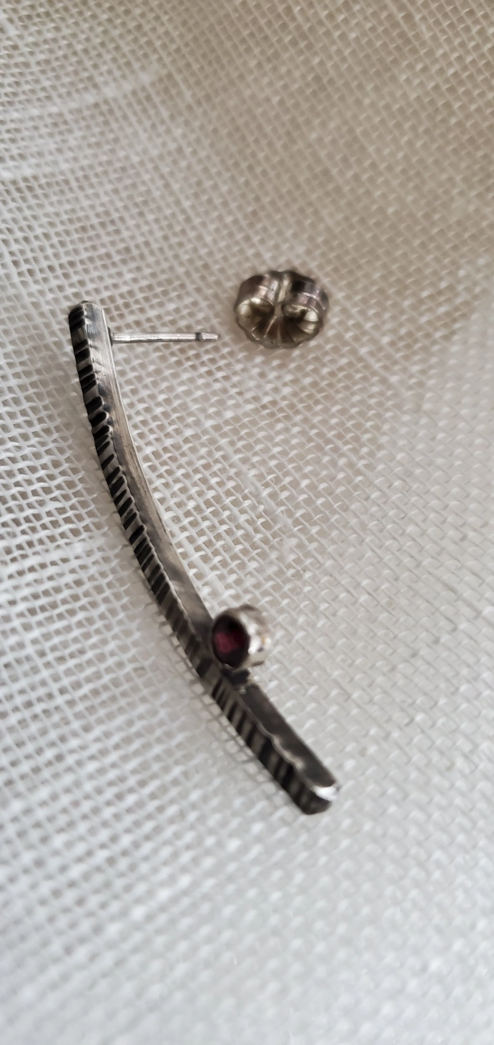 Renee Ford Zen Garnet Earrings