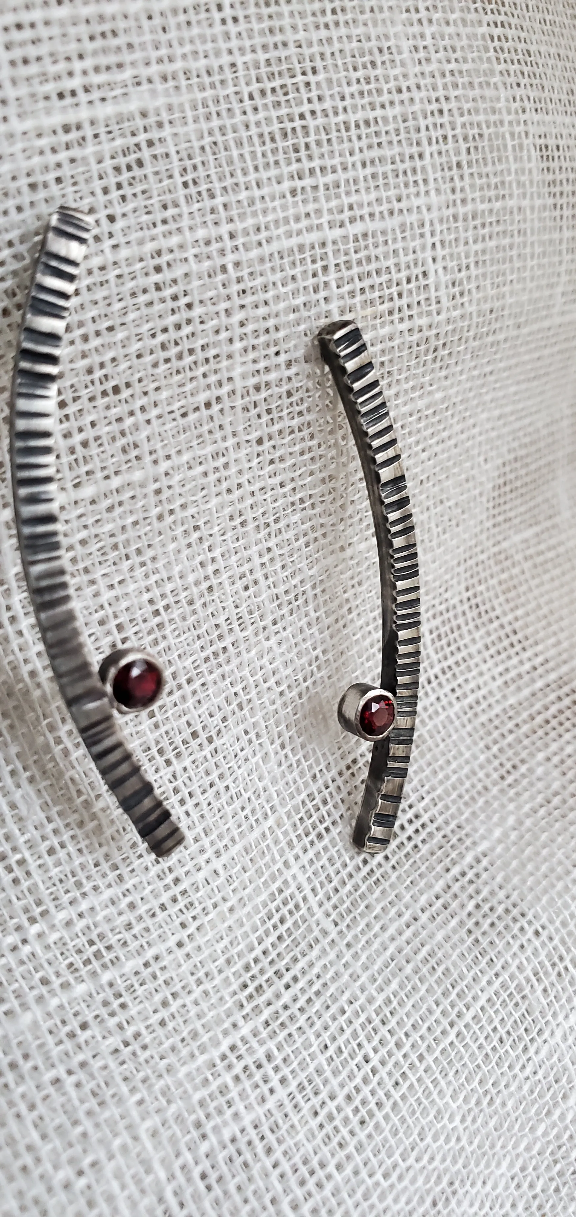 Renee Ford Zen Garnet Earrings