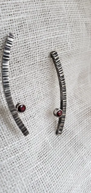 Renee Ford Zen Garnet Earrings