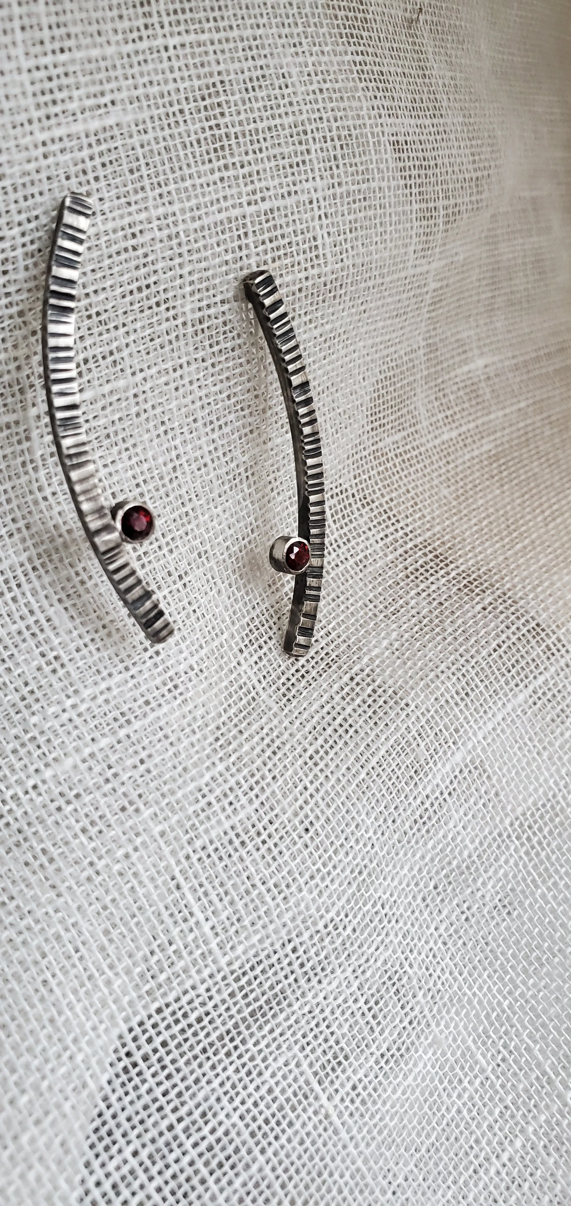 Renee Ford Zen Garnet Earrings