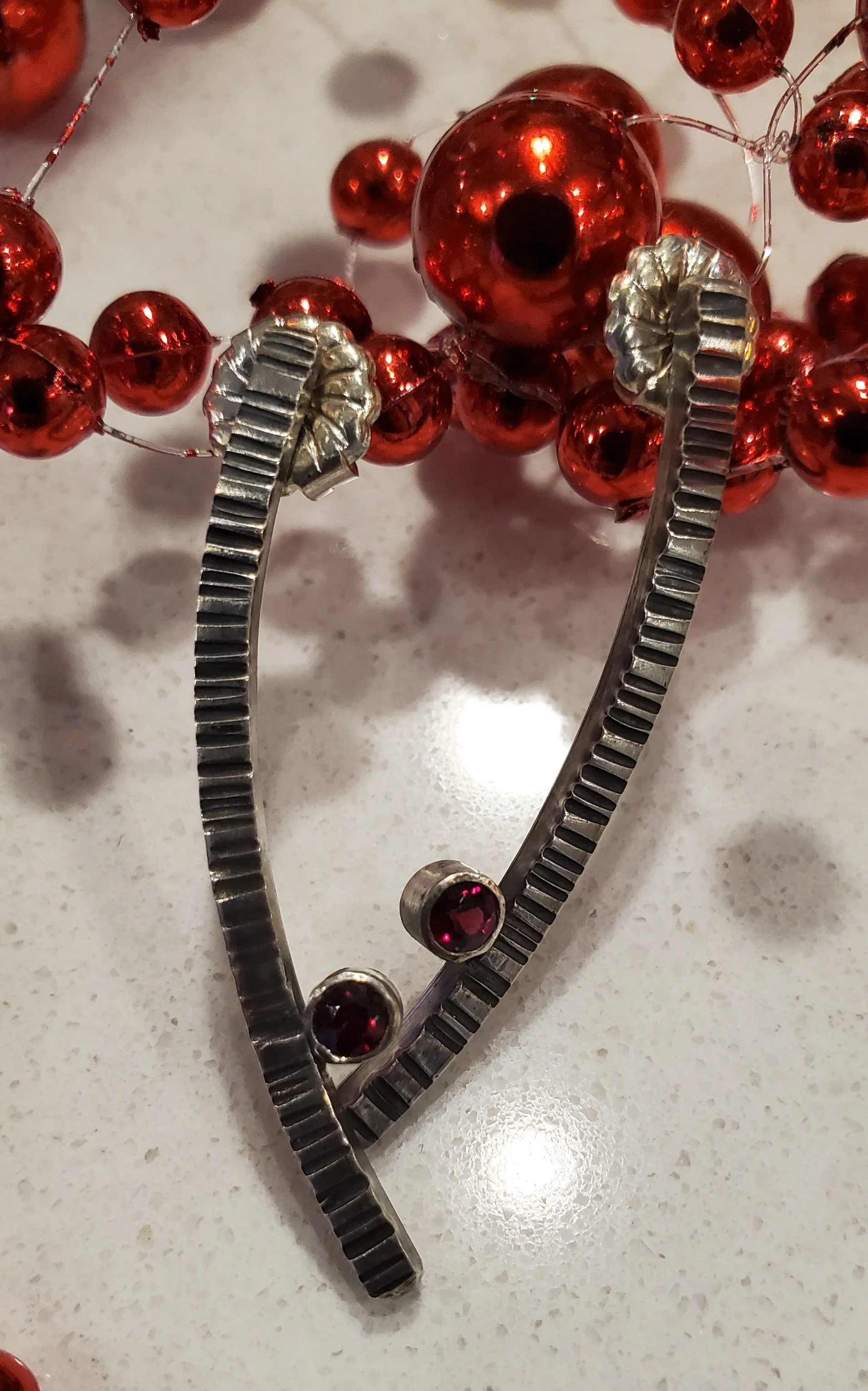 Renee Ford Zen Garnet Earrings