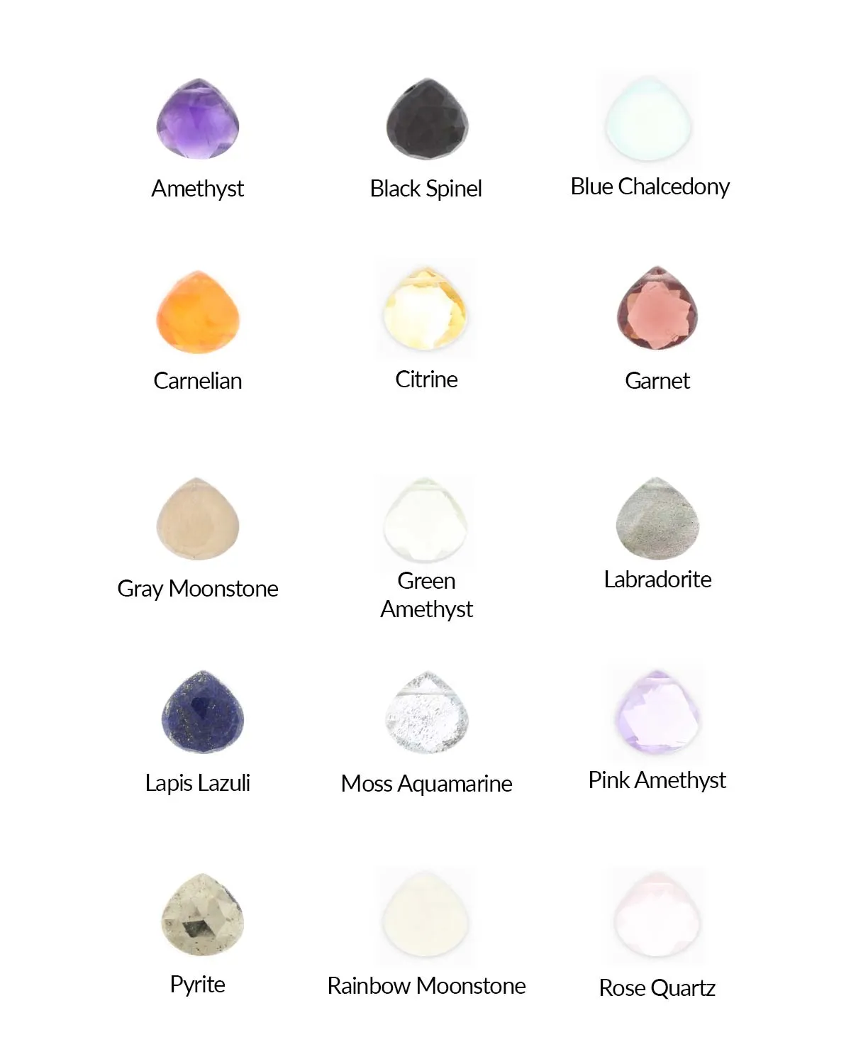 Rhys Heavy Link Cable Chain Earrings with Gemstone