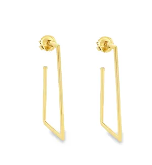 Roberto Coin 18k Yellow Gold Hoop Earrings