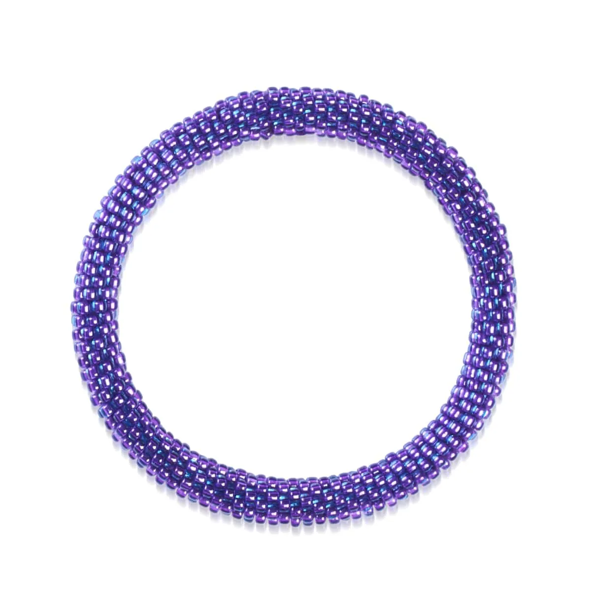 Rosalinds Violet | Himalayan Glass Bead Bracelet