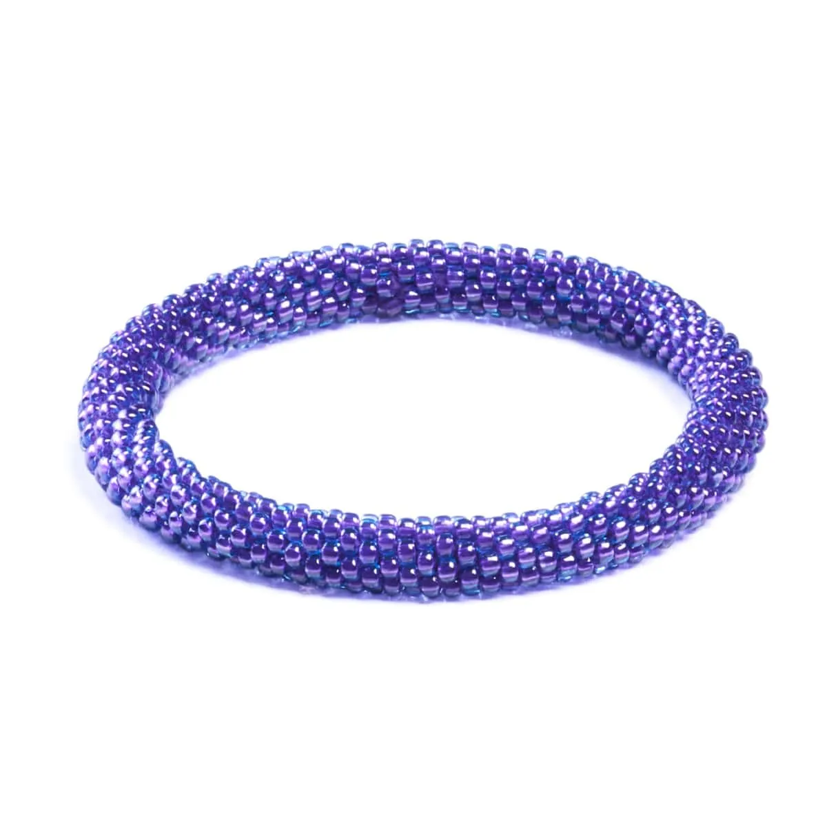 Rosalinds Violet | Himalayan Glass Bead Bracelet