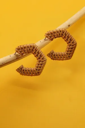 Sadah Raffia Hoop Earrings (2 Colors!)