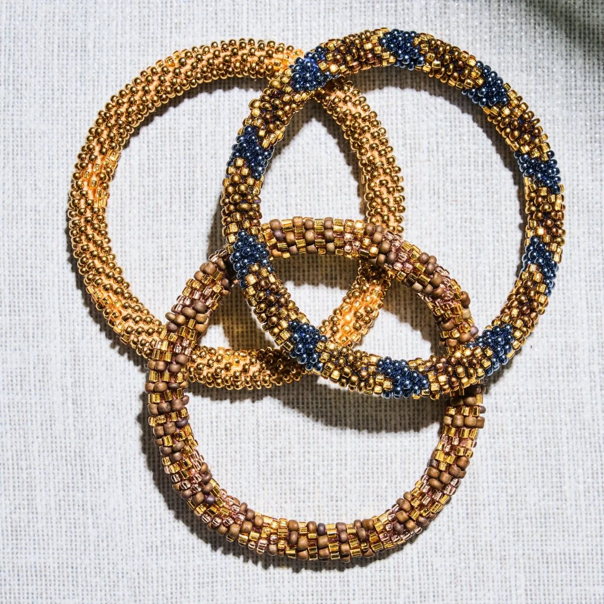 Sahara Shade | Himalayan Glass Bead Bracelet