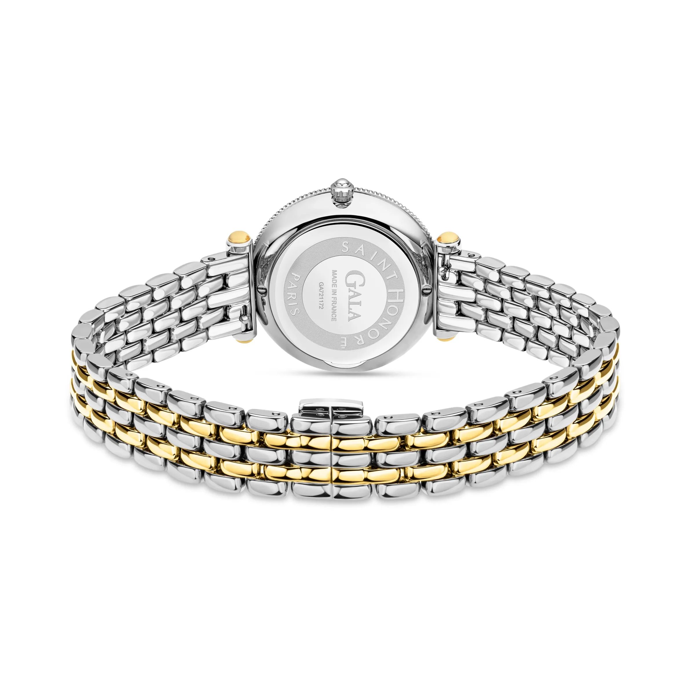 Saint Honore Gala Women's MOP Dial Stainless Steel Silver Gold Plated Watch