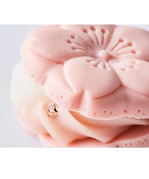 SAKURA Monaka Necklace (Pink)【Japan Jewelry】