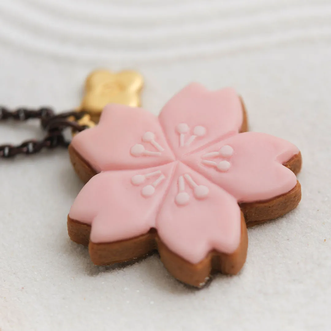 SAKURA Sugar Cookie Necklace【Japan Jewelry】
