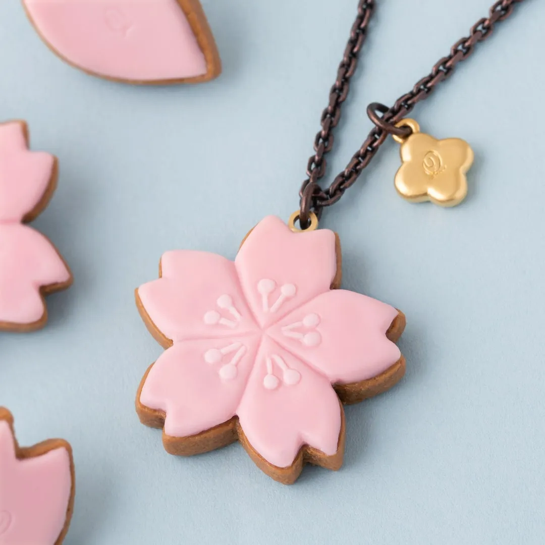 SAKURA Sugar Cookie Necklace【Japan Jewelry】