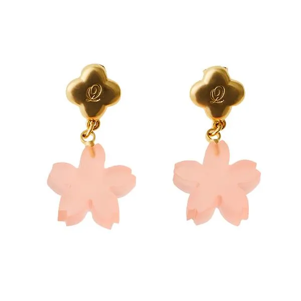 SAKURA Youkan Pierced Earrings (Pair)【Japan Jewelry】