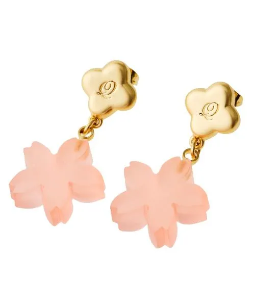 SAKURA Youkan Pierced Earrings (Pair)【Japan Jewelry】