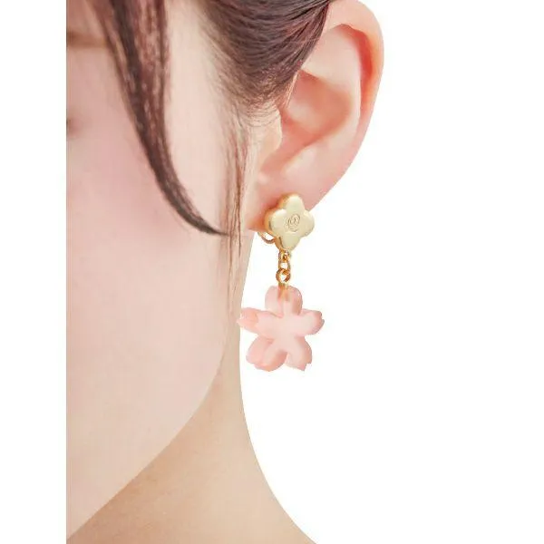 SAKURA Youkan Pierced Earrings (Pair)【Japan Jewelry】