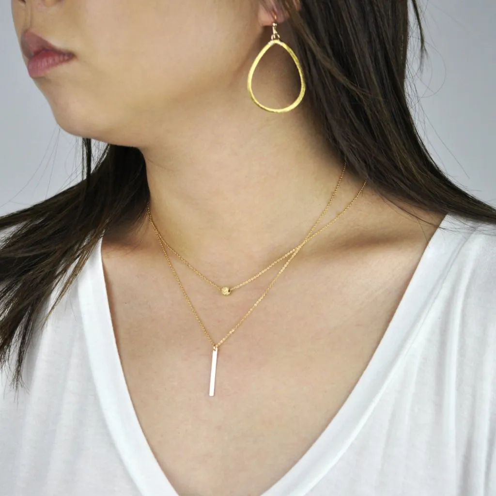 SALE - Single Stardust Ball Necklace