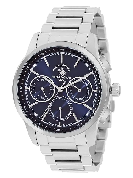 SANTA BARBARA Men's WATCH CHRONOGRAPH SB.1.10512-3, BLACK, bracelet