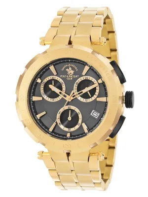 Santa barbara polo & racquet club Analog Black Dial Men's Watch-SB.1.10567-4