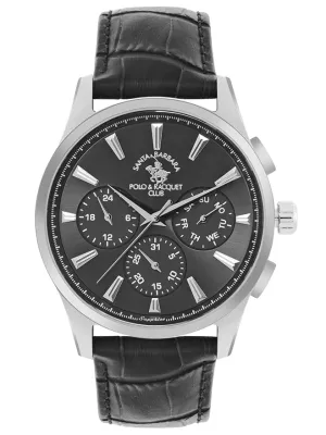 SANTA BARBARA POLO & RACQUET CLUB Black Dial Chronograph Watch for - Men SB.1.10543-1