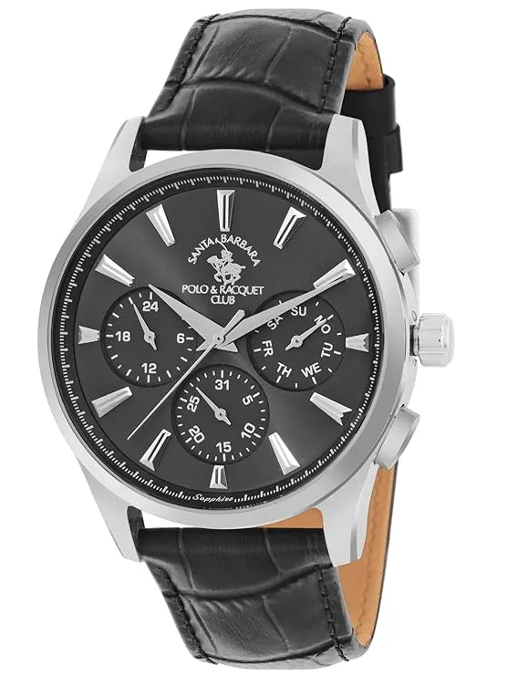 SANTA BARBARA POLO & RACQUET CLUB Black Dial Chronograph Watch for - Men SB.1.10543-1