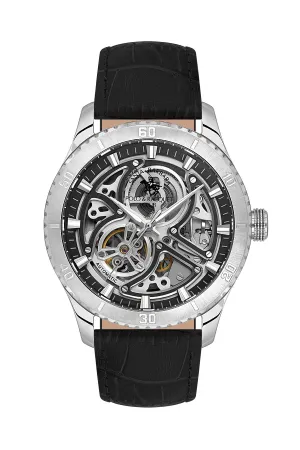 Santa Barbara Polo & Racquet Club Gunmetal Dial Automatic Men's Watch - SB.1.10573-4