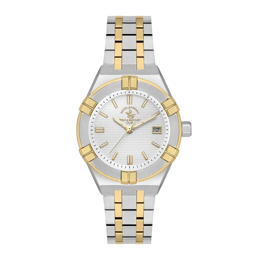 Santa Barbara Polo & Racquet Club  Quartz Silver Dial Analog Watch For -  Women SB.1.10559-4