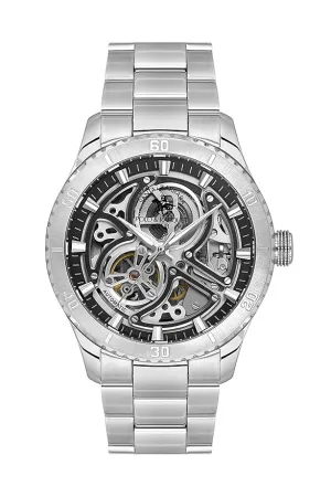 Santa Barbara Polo & Racquet Club Sliver Dial Automatic Men's Watch - SB.1.10572-2