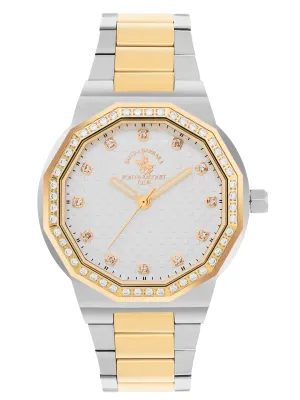 Santa Barbara White Dial Quartz Analog Watch - for Women SB.1.10552-3