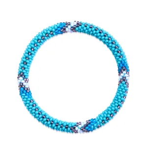 Seashores in Cyprus | Himalayan Glass Bead Bracelet