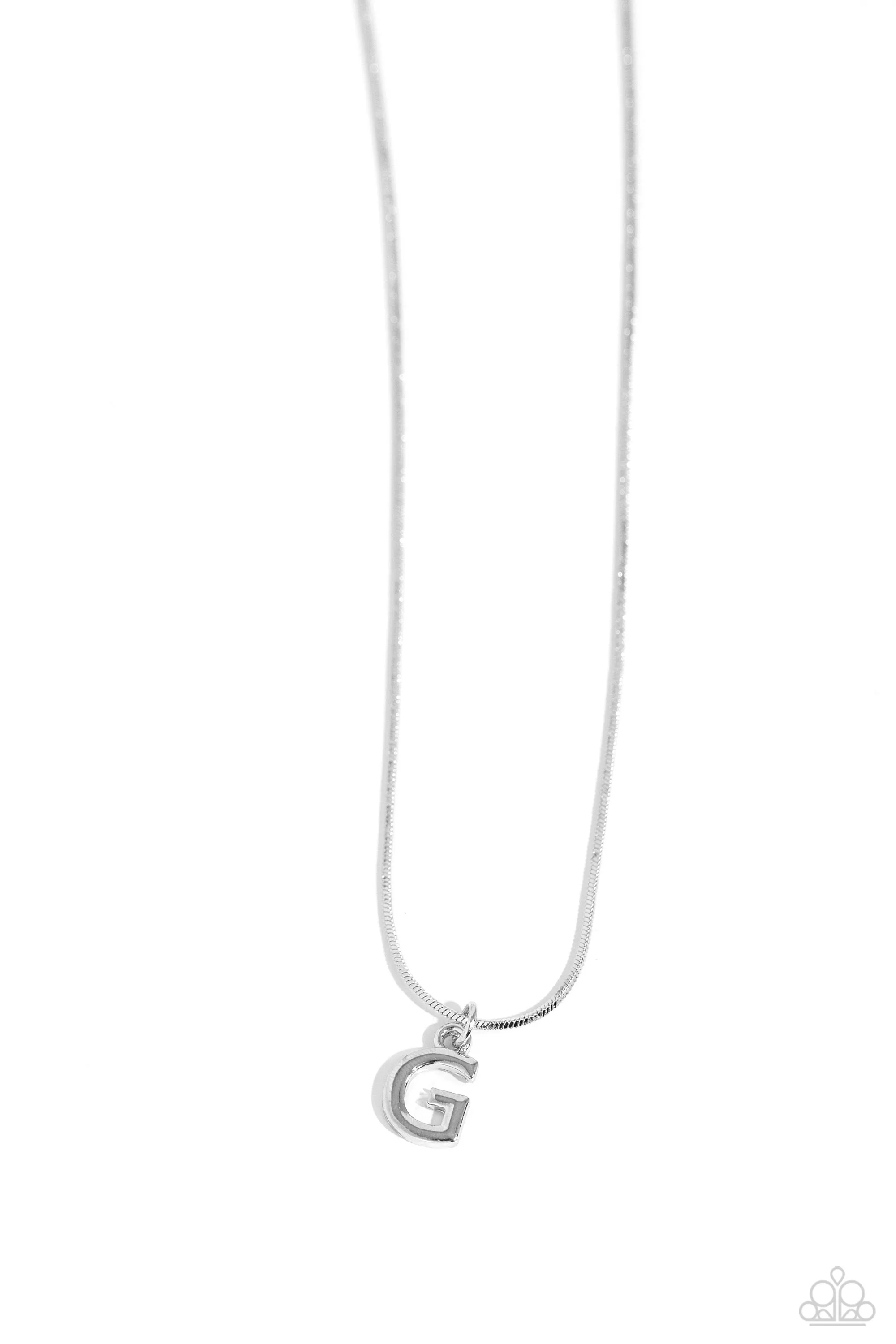 Seize the Initial - G - Silver