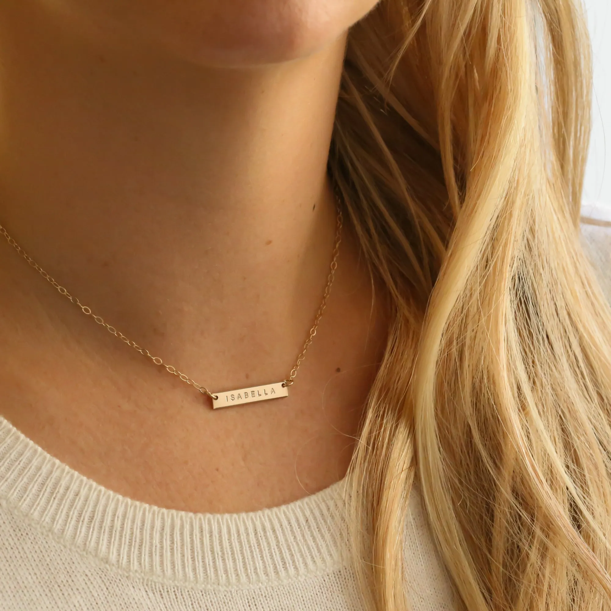 Short Bar Necklace