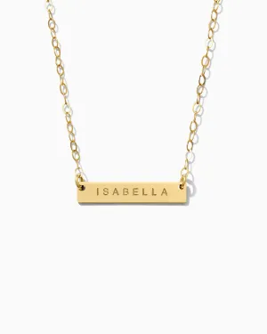 Short Bar Necklace