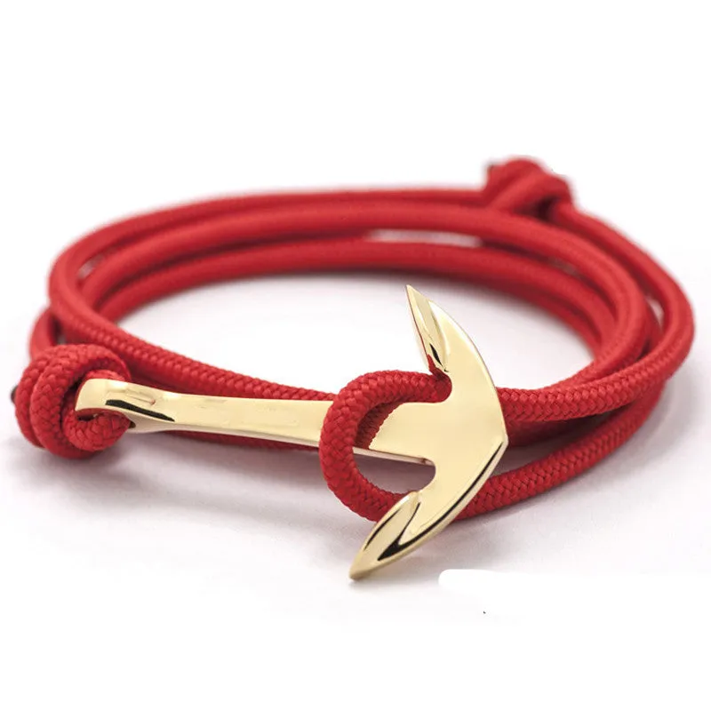 Silver Alloy Anchor Bracelet Multilayer Leather Risers Bracelet for Women&Men Friendship Bracelets High Quality