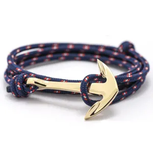 Silver Alloy Anchor Bracelet Multilayer Leather Risers Bracelet for Women&Men Friendship Bracelets High Quality