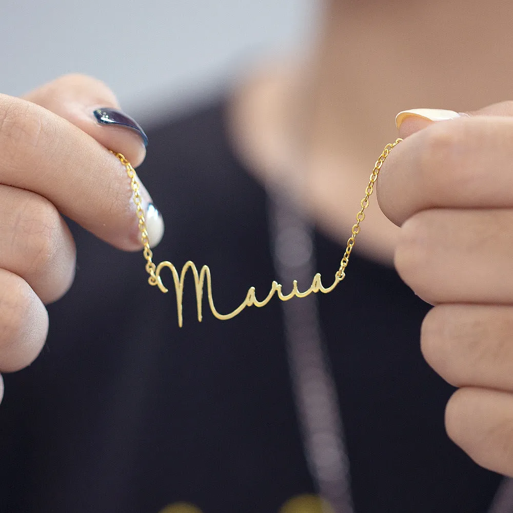 Simple and Elegant  Customizable Name Necklace