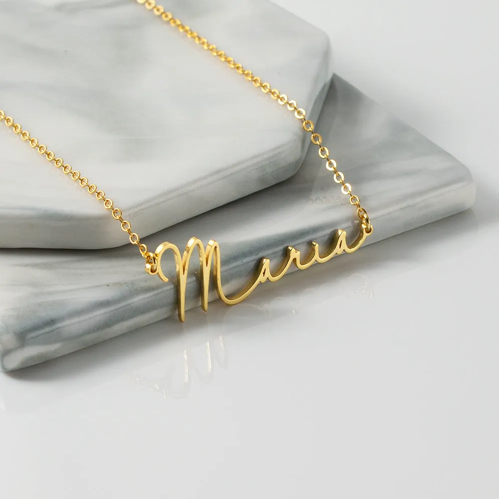 Simple and Elegant  Customizable Name Necklace