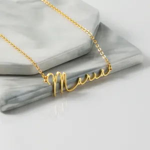 Simple and Elegant  Customizable Name Necklace