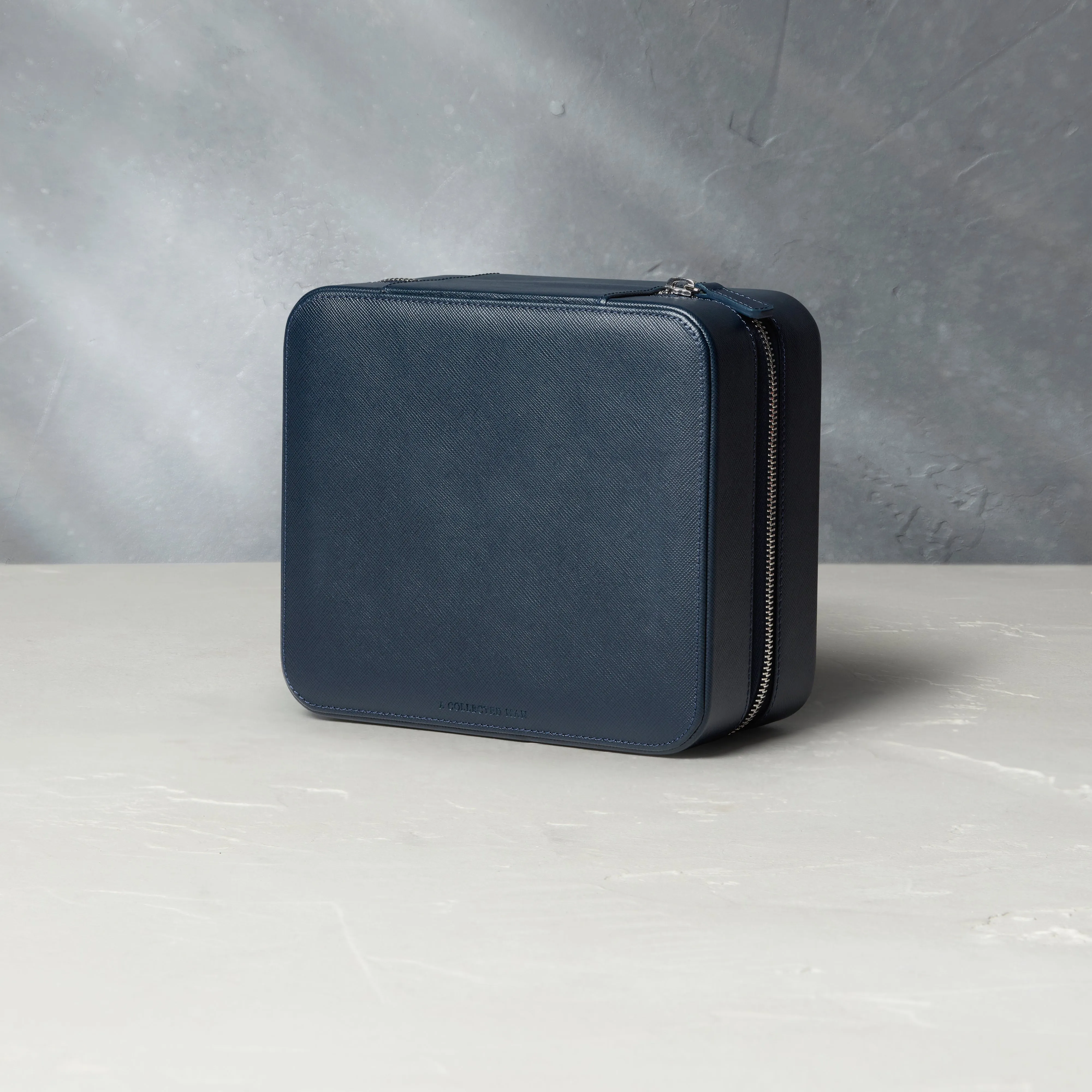 six-watch box, saffiano