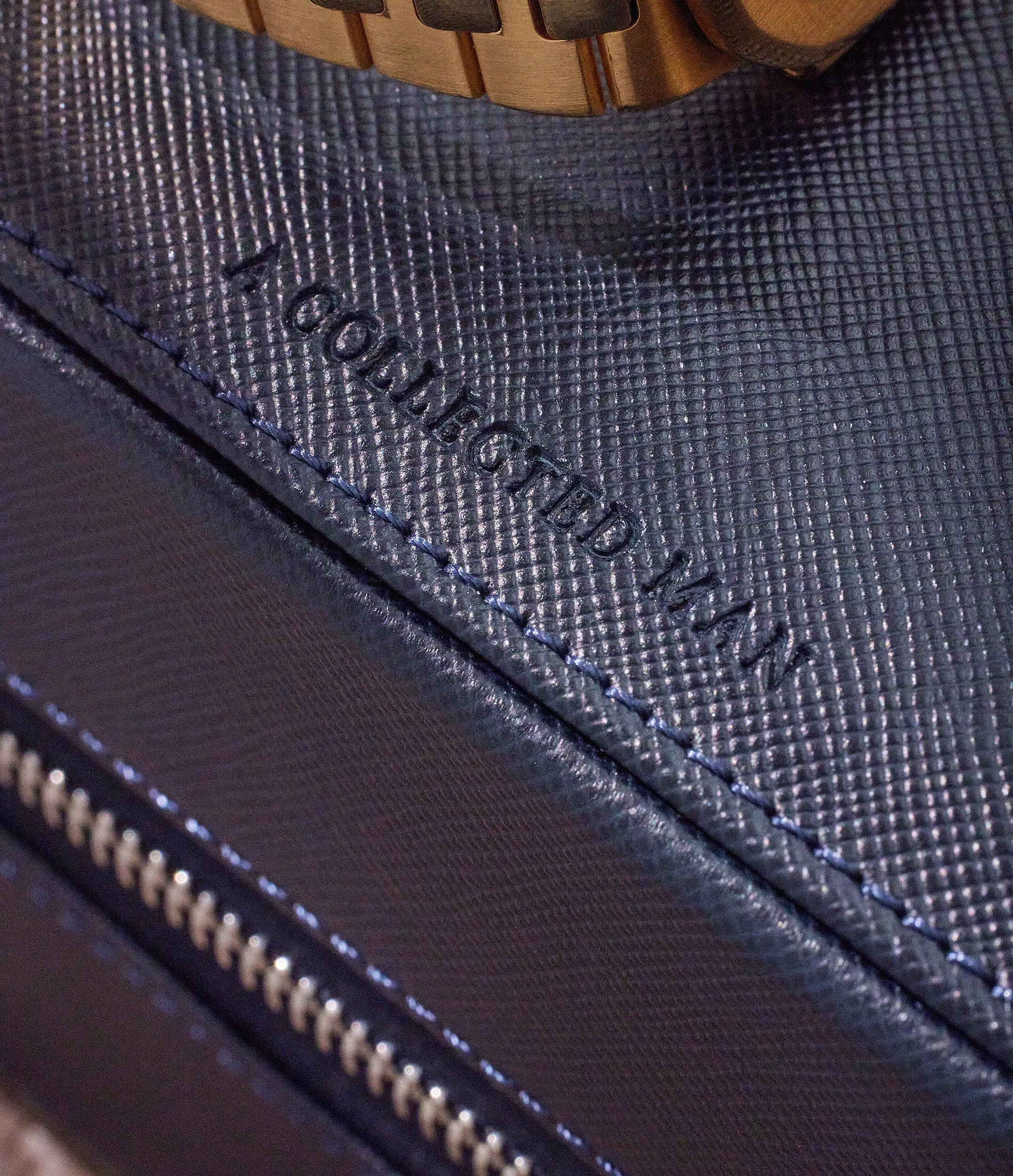 six-watch box, saffiano