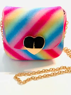 Sparkle Sister Rainbow Chain Purse
