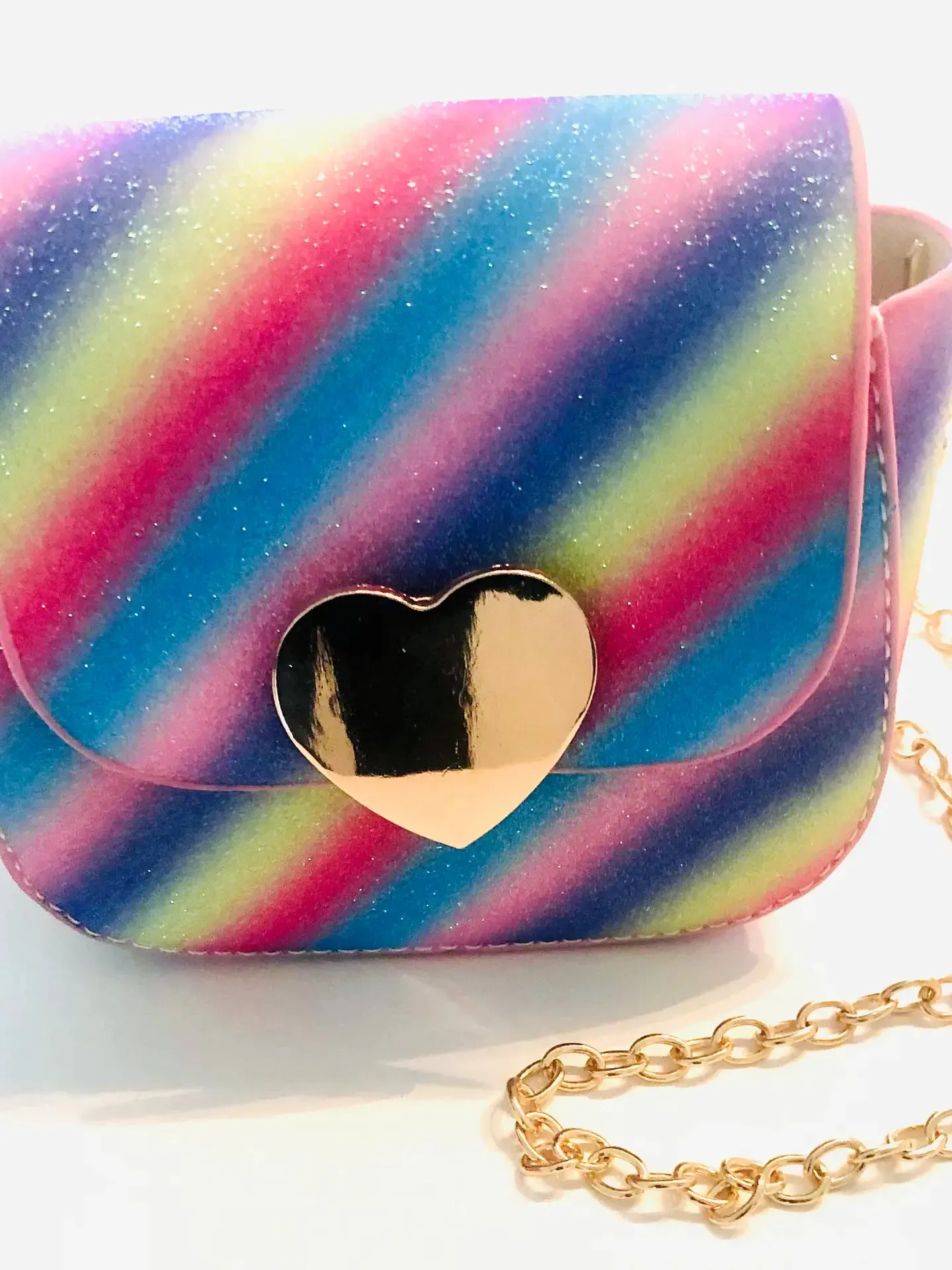 Sparkle Sister Rainbow Chain Purse