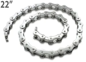 Stainless Steel Motorcycle Chain Necklace 22 inches - 10.4mm