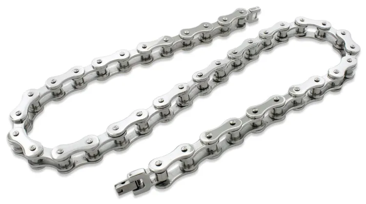 Stainless Steel Motorcycle Chain Necklace 24 inches - 10.4mm