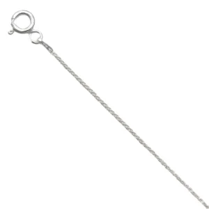 Sterling Silver 24" Spiga Chain | 0.9mm